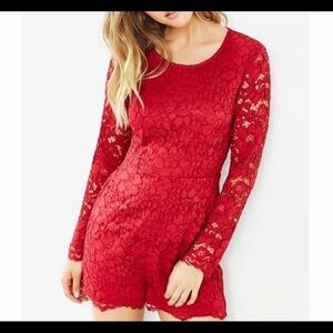 Kimchi blue lace romper